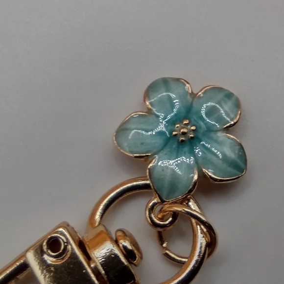 Louis Vuitton Button Zipper Pull Trunk Tag Blue 25mm - Picture 6 of 12